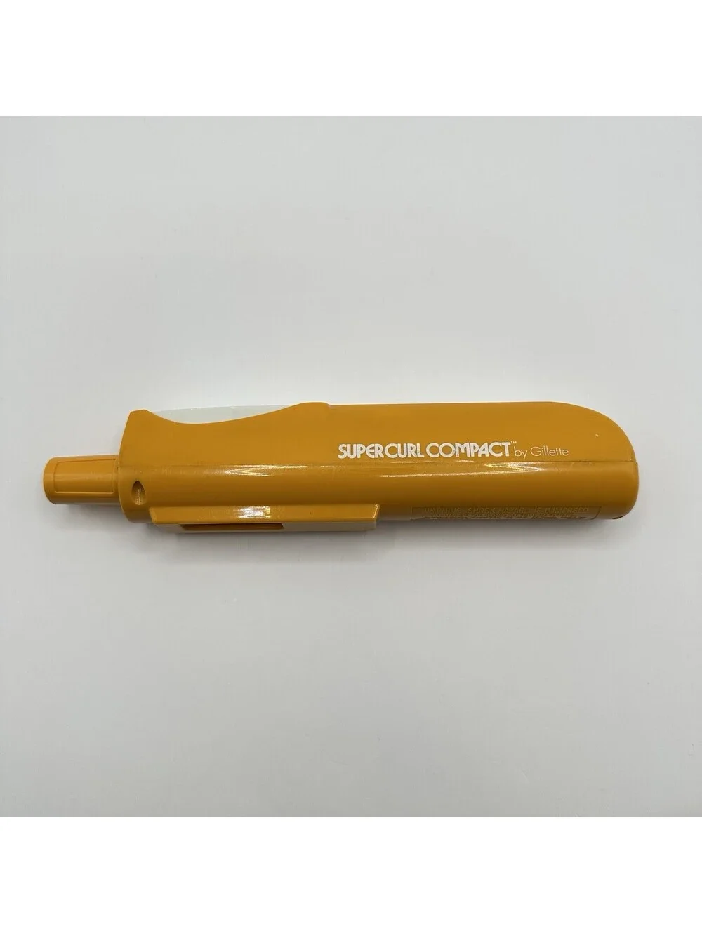 Vintage 1976 Gillette Super Curl Compact Curling Iron Tested Works